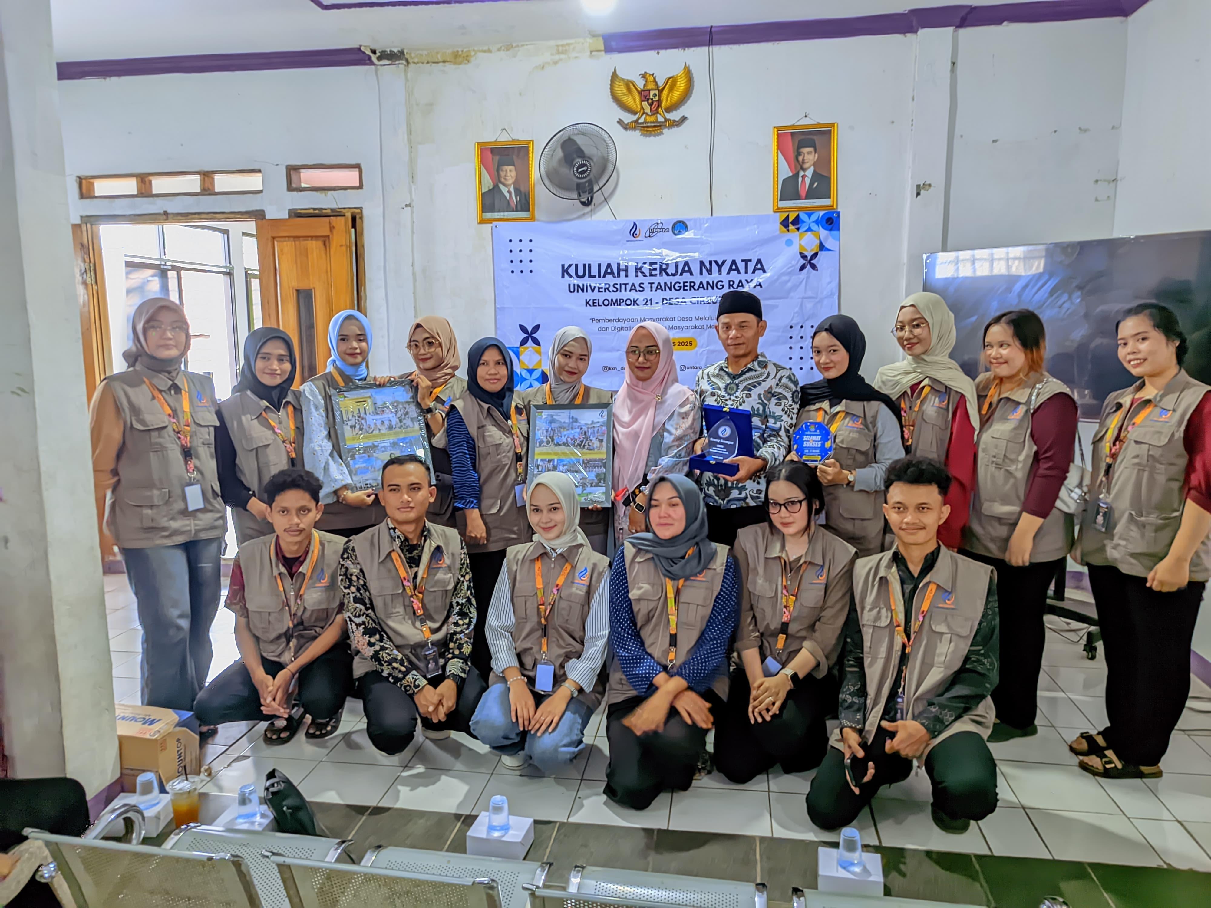 Penarikan Mahasiswa KKN kelompok 21 Desa Cireunde