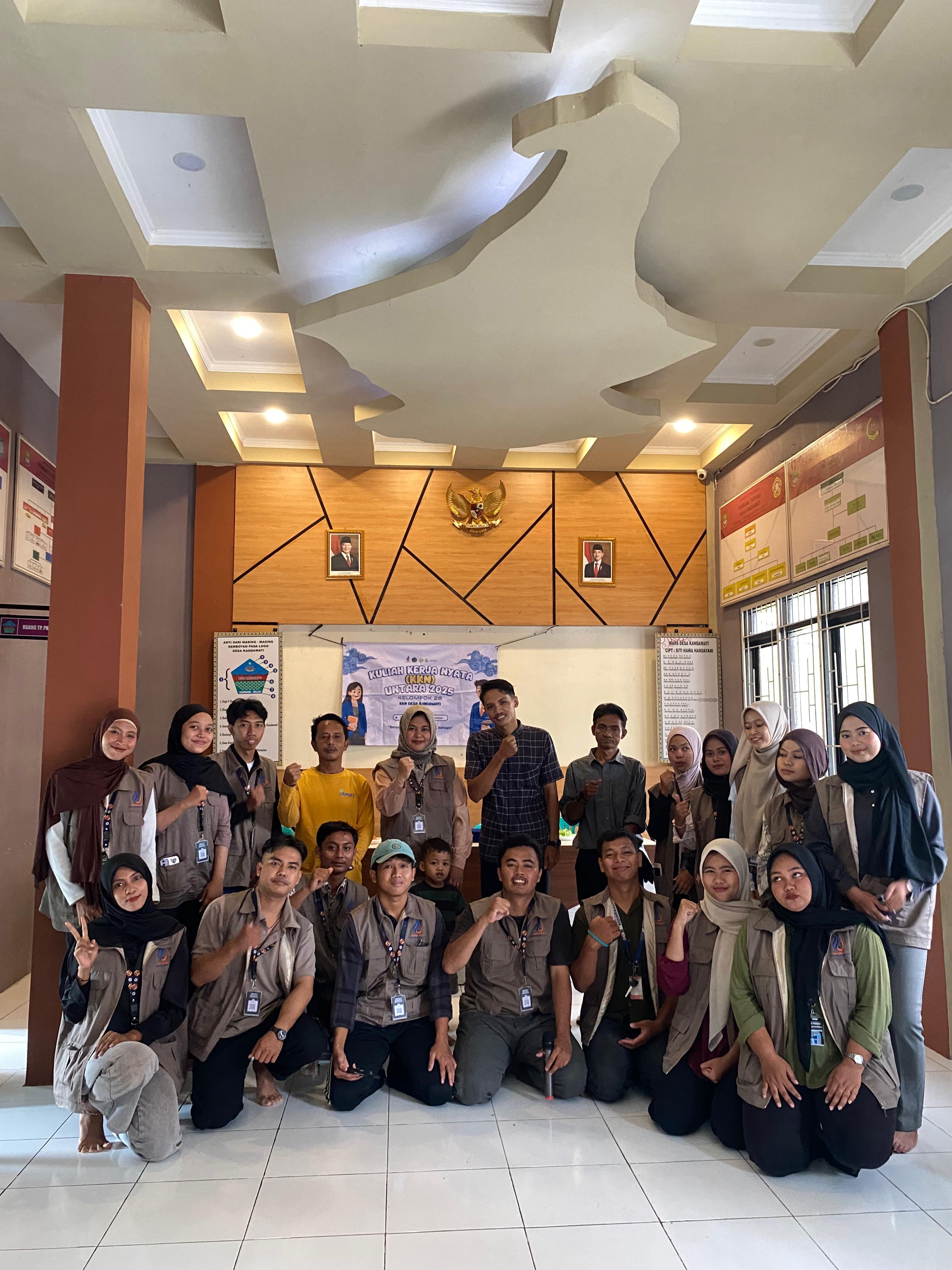 Penarikan Mahasiswa KKN kelompok 26 Desa Kandawati