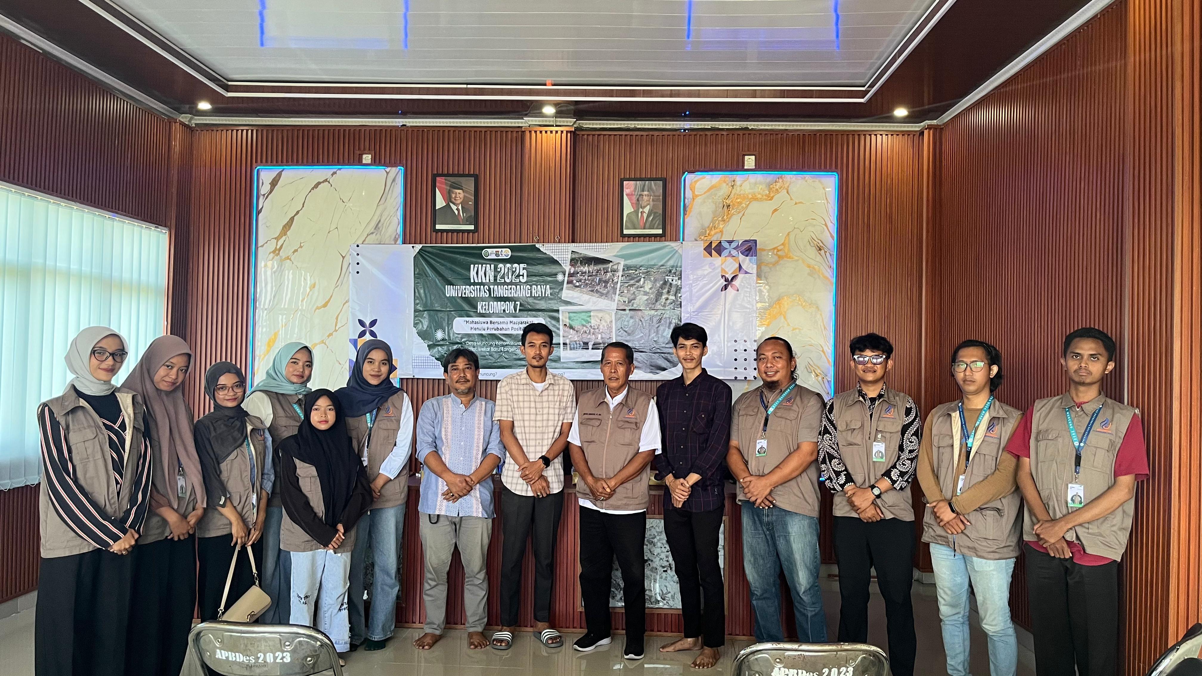 Penarikan Mahasiswa KKN kelompok 7 Desa Muncung