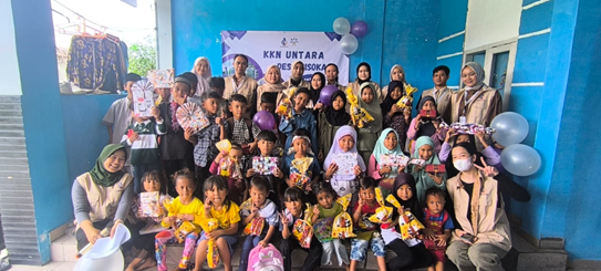 LOMBA MEWARNAI KALIGRAFI DAN LOMBA ADZAN - KELOMPOK 2 DI DESA CISOKA